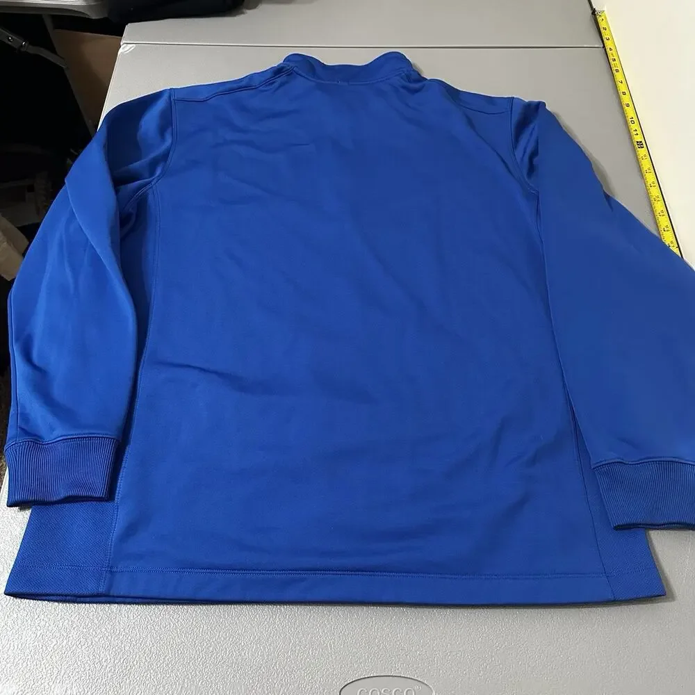 Nike Golf Tour Performance Therma-fit Blue XL 1/4 Zip Pullover.